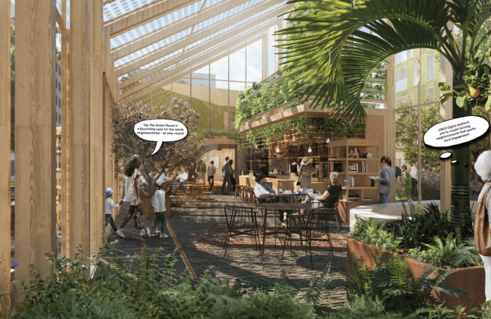 Teamet The Urban Village Team består av arkitekter og utviklere fra disse aktørene: OBOS Nye Hjem AS, LPO architects, SLA, Bollinger+Grohmann, Veidekke Entreprenør AS. Teamet The Urban Village Team består av arkitekter og utviklere fra disse aktørene: OBOS Nye Hjem AS, LPO architects, SLA, Bollinger+Grohmann, Veidekke Entreprenør AS.